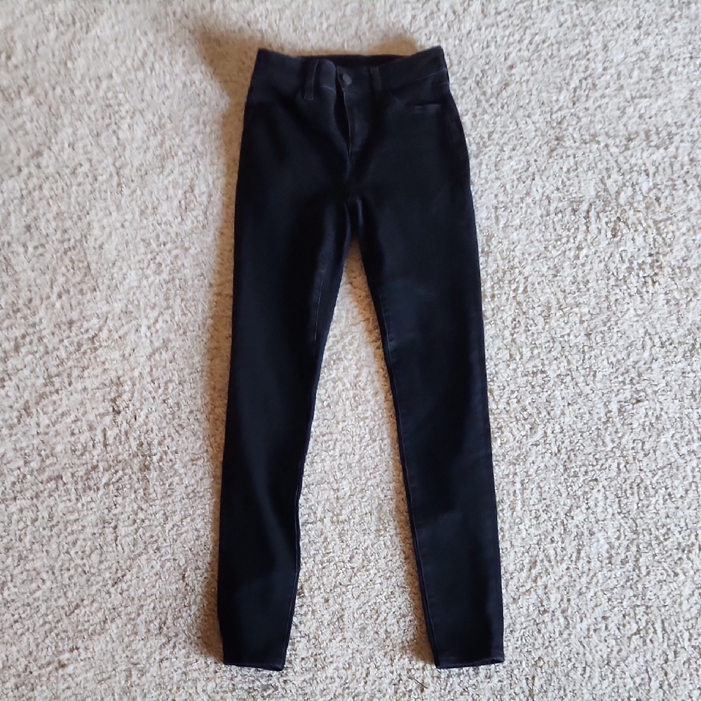 American Eagle High-Rise Black Jeggings, Size 000 Regular